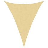 Sun Shade Sail Sand 3x4x4 m 100% Polyester Oxford