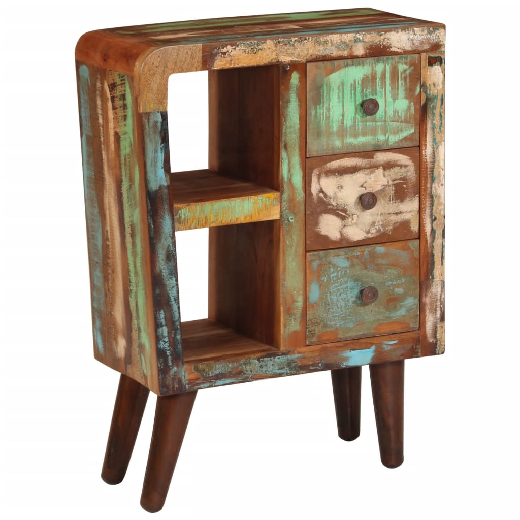 Sideboard 55x30x80 cm Solid Wood Reclaimed