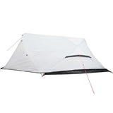 Camping Tent Dome 4-Person White Blackout Fabric Waterproof