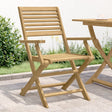 Folding Garden Chairs 4 Pcs 54.5X61.5X86.5 Cm Solid Wood Acacia