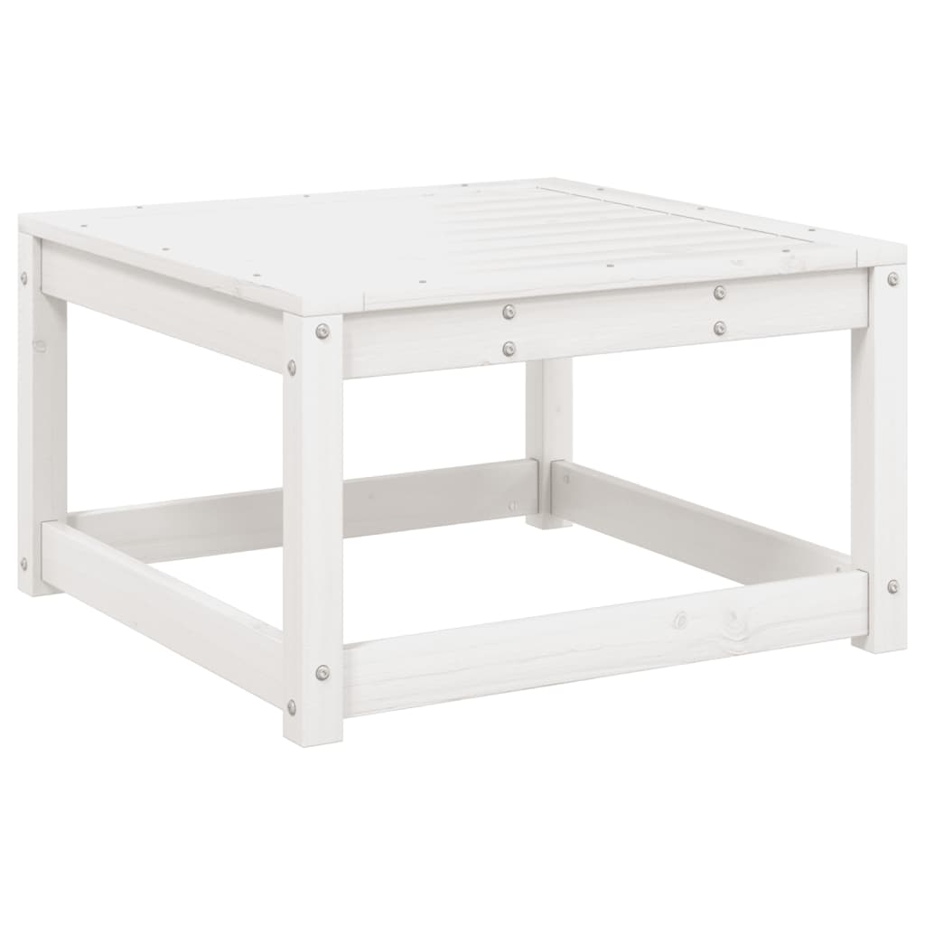Garden Footstool Solid Wood Pine