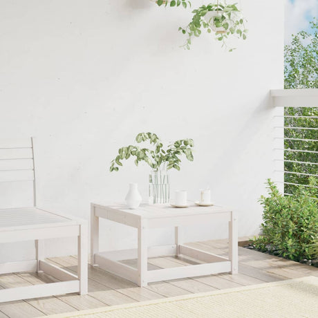 Garden Footstool Solid Wood Pine