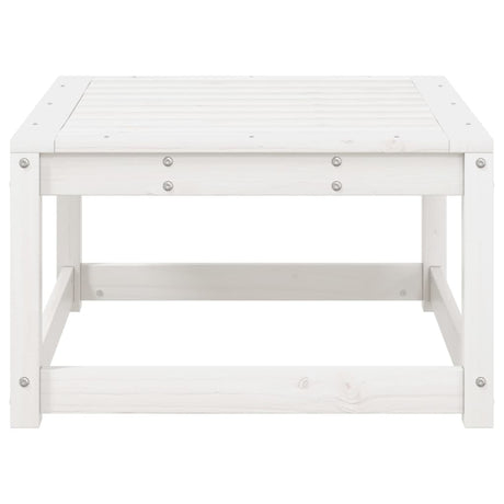 Garden Footstool Solid Wood Pine