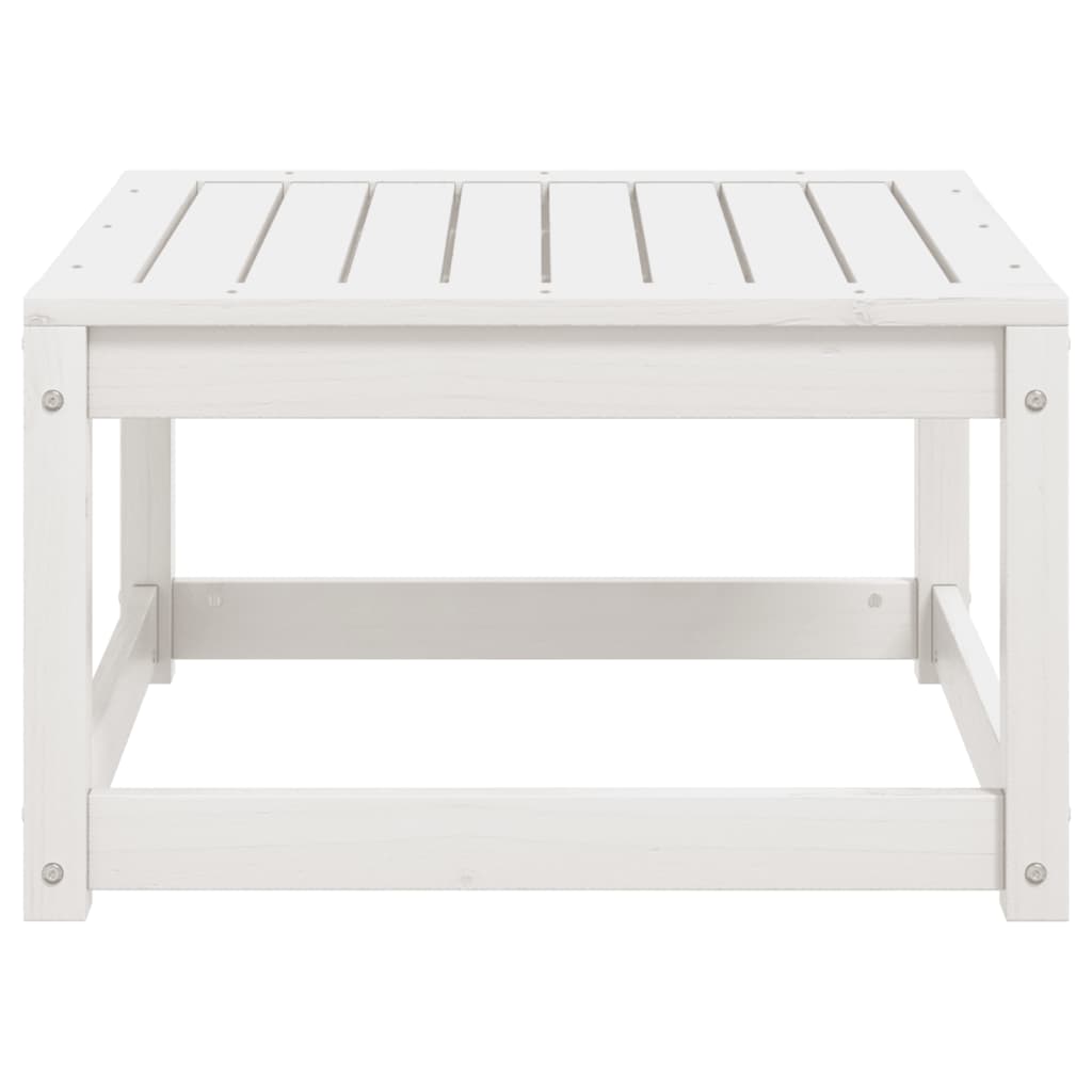 Garden Footstool Solid Wood Pine