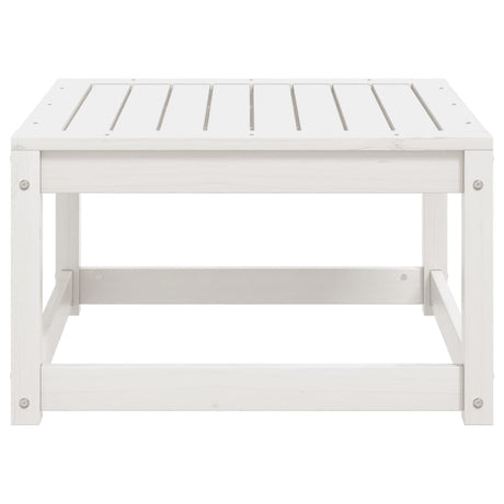 Garden Footstool Solid Wood Pine