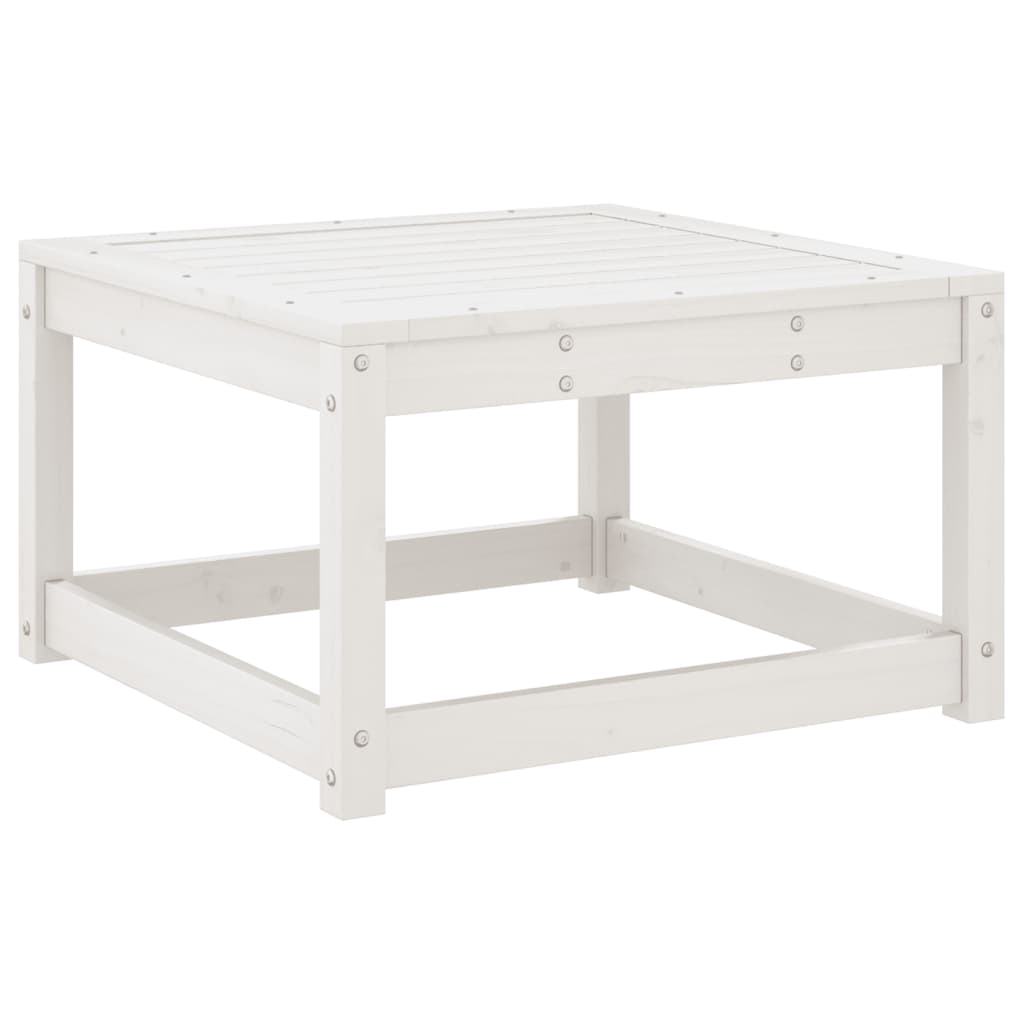 Garden Footstool Solid Wood Pine