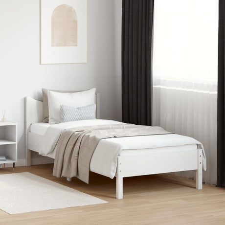 Bed Frame Without Mattress Solid Wood Pine