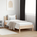 Bed Frame Without Mattress Solid Wood Pine