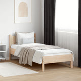 Bed Frame Without Mattress Solid Wood Pine
