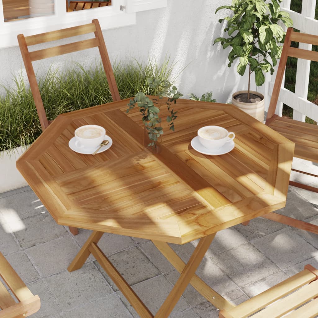 Table Top Solid Teak Wood 70X70X2.5 Cm