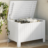 Storage Box With Lid Rana Solid Wood Pine