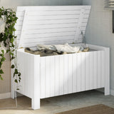 Storage Box With Lid Rana Solid Wood Pine
