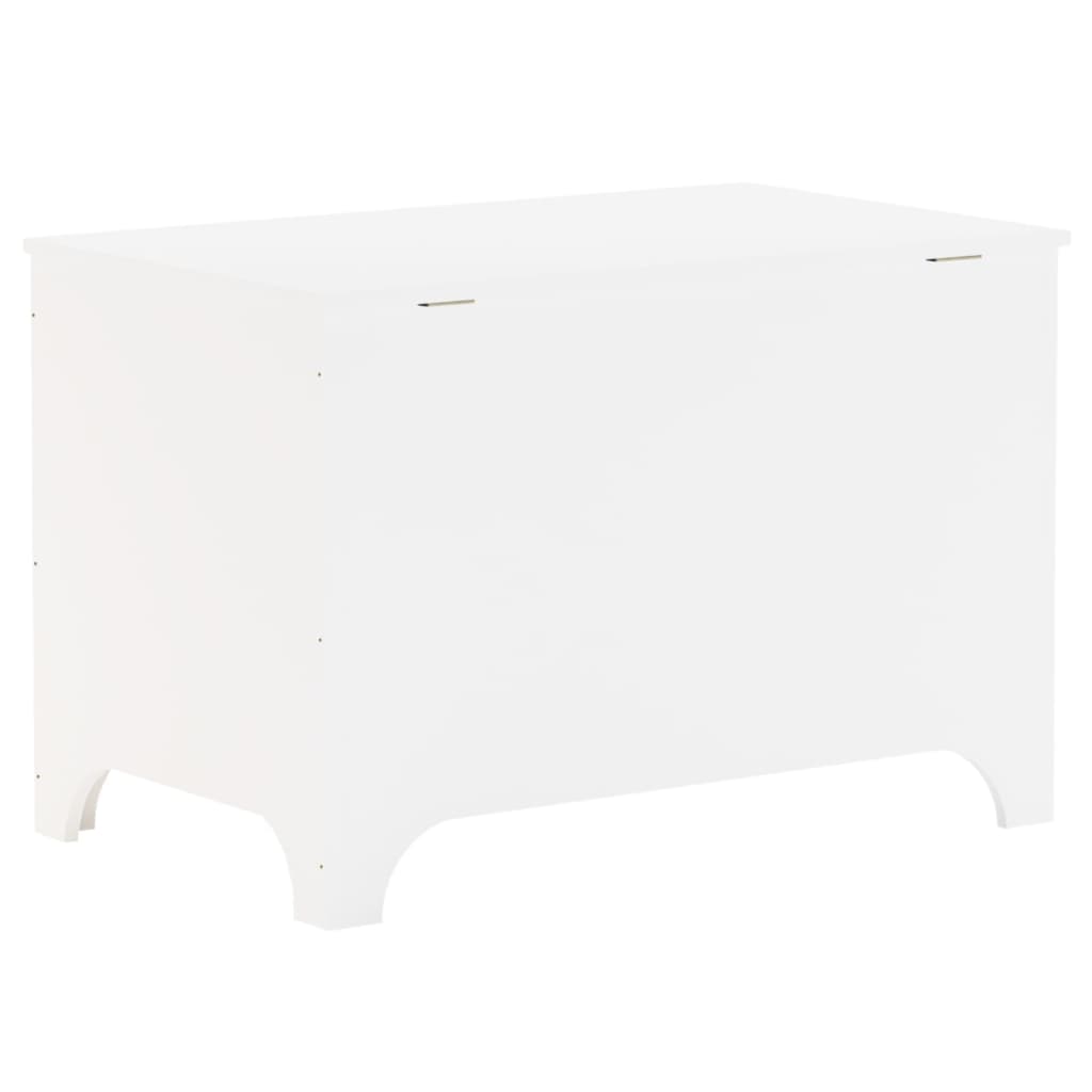 Storage Box With Lid Rana Solid Wood Pine