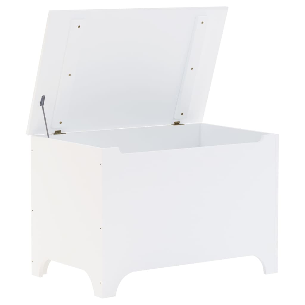 Storage Box With Lid Rana Solid Wood Pine