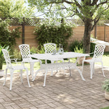Garden Chairs 6 Pcs Cast Aluminium