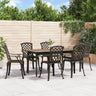 Garden Chairs 6 Pcs Cast Aluminium