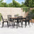 Garden Chairs 6 Pcs Cast Aluminium
