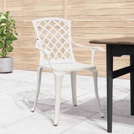 Garden Chairs 6 Pcs Cast Aluminium