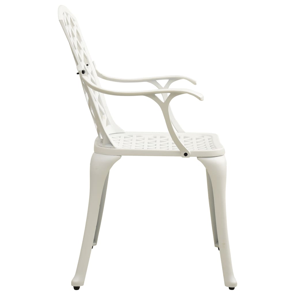 Garden Chairs 6 Pcs Cast Aluminium