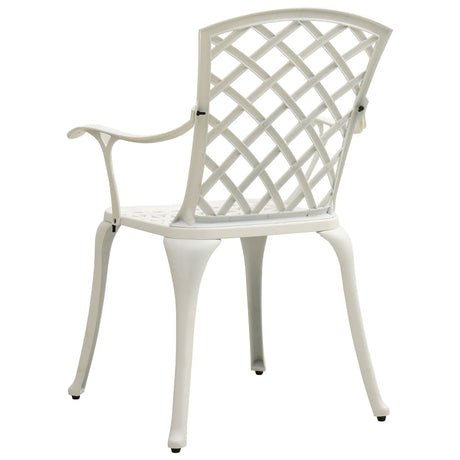 Garden Chairs 6 Pcs Cast Aluminium