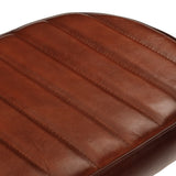 5 Piece Bar Set Solid Rough Wood Mango And Metal