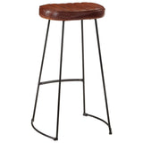 5 Piece Bar Set Solid Rough Wood Mango And Metal