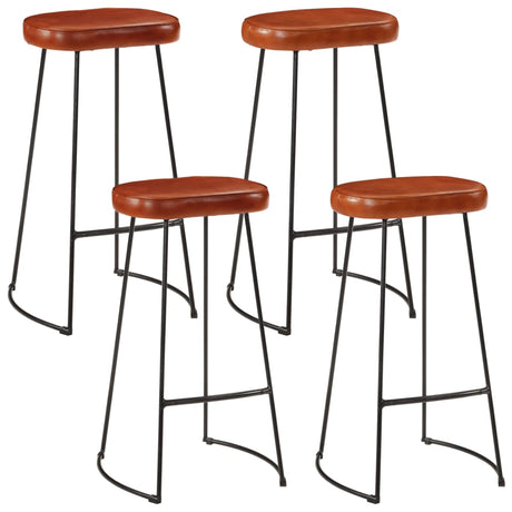 5 Piece Bar Set Solid Rough Wood Mango And Metal