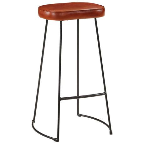 5 Piece Bar Set Solid Rough Wood Mango And Metal