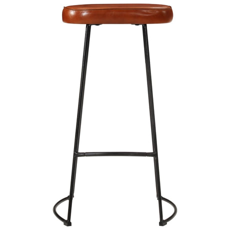 5 Piece Bar Set Solid Rough Wood Mango And Metal