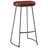 3 Piece Bar Set Solid Rough Wood Mango And Metal
