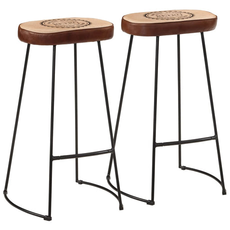 3 Piece Bar Set Solid Rough Wood Mango And Metal