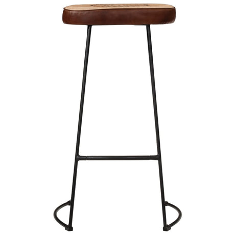 3 Piece Bar Set Solid Rough Wood Mango And Metal