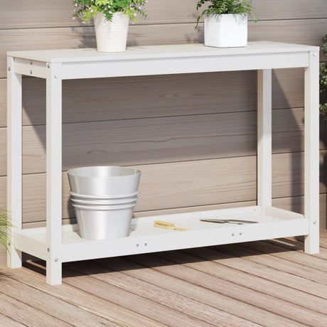 Potting Table With Shelf Impregnated Wood Pine