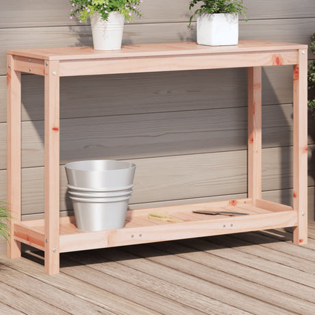 Potting Table With Shelf Impregnated Wood Pine