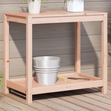 Potting Table With Shelf Impregnated Wood Pine