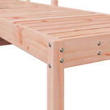 Sun Lounger 199.5X62X55 Cm Solid Wood Douglas