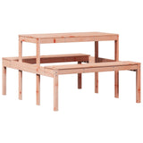 Picnic Table 110X134X75 Cm Solid Wood Douglas