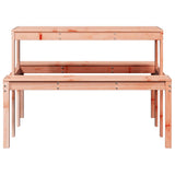 Picnic Table 110X134X75 Cm Solid Wood Douglas