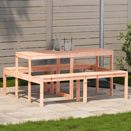 Picnic Table 110X134X75 Cm Solid Wood Douglas