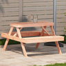 Picnic Table 105X134X75 Cm Solid Wood Pine