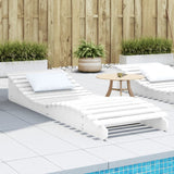Sun Loungers 2 Pcs Solid Wood Pine