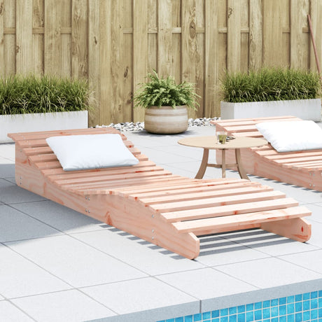 Sun Loungers 2 Pcs Solid Wood Pine
