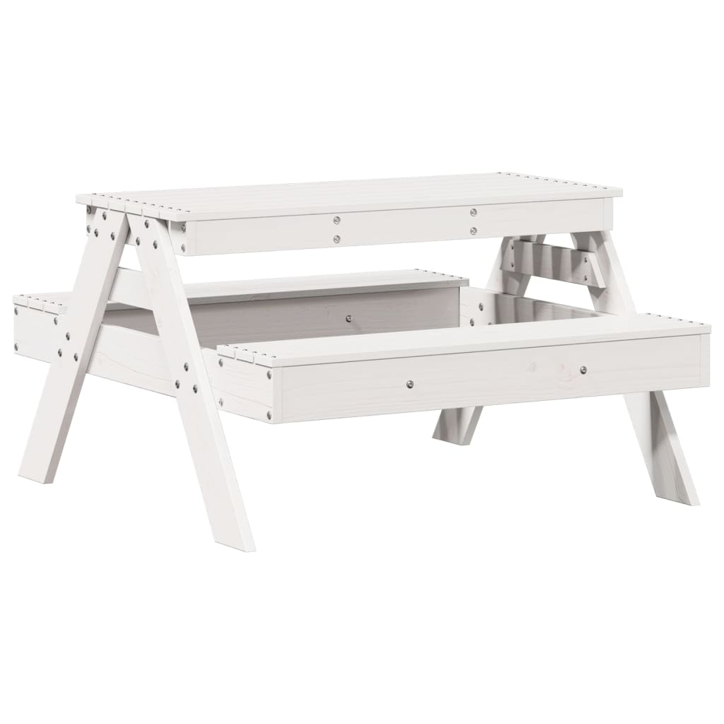 Picnic Table For Kids 88X97X52 Cm Solid Wood Pine