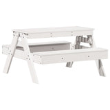 Picnic Table For Kids 88X97X52 Cm Solid Wood Pine