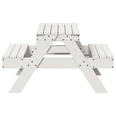 Picnic Table For Kids 88X97X52 Cm Solid Wood Pine