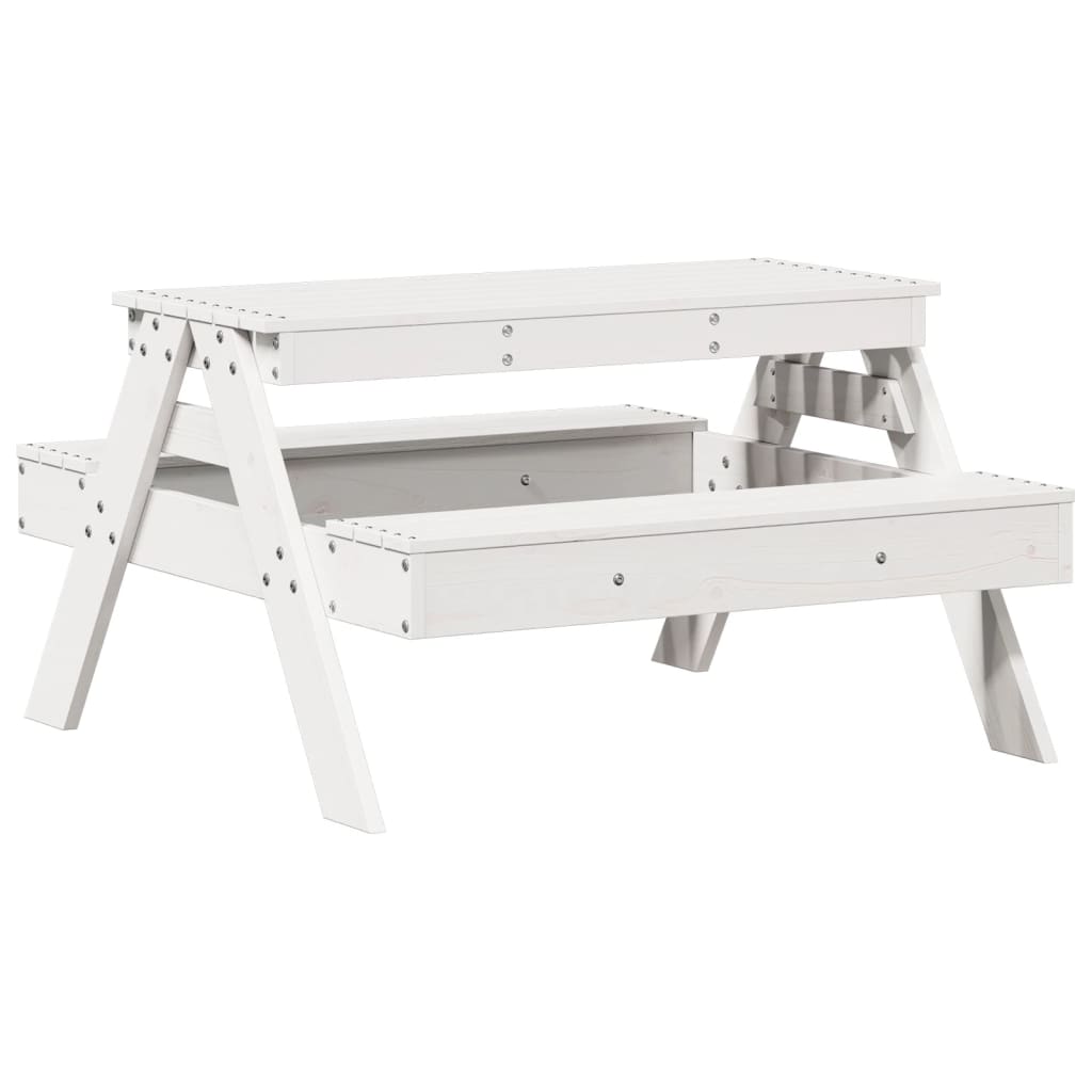 Picnic Table For Kids 88X97X52 Cm Solid Wood Pine