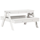 Picnic Table For Kids 88X97X52 Cm Solid Wood Pine