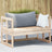 Garden Sofa Bench Extendable Solid Wood Pine
