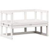 Garden Sofa Bench Extendable Solid Wood Pine