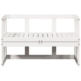 Garden Sofa Bench Extendable Solid Wood Pine